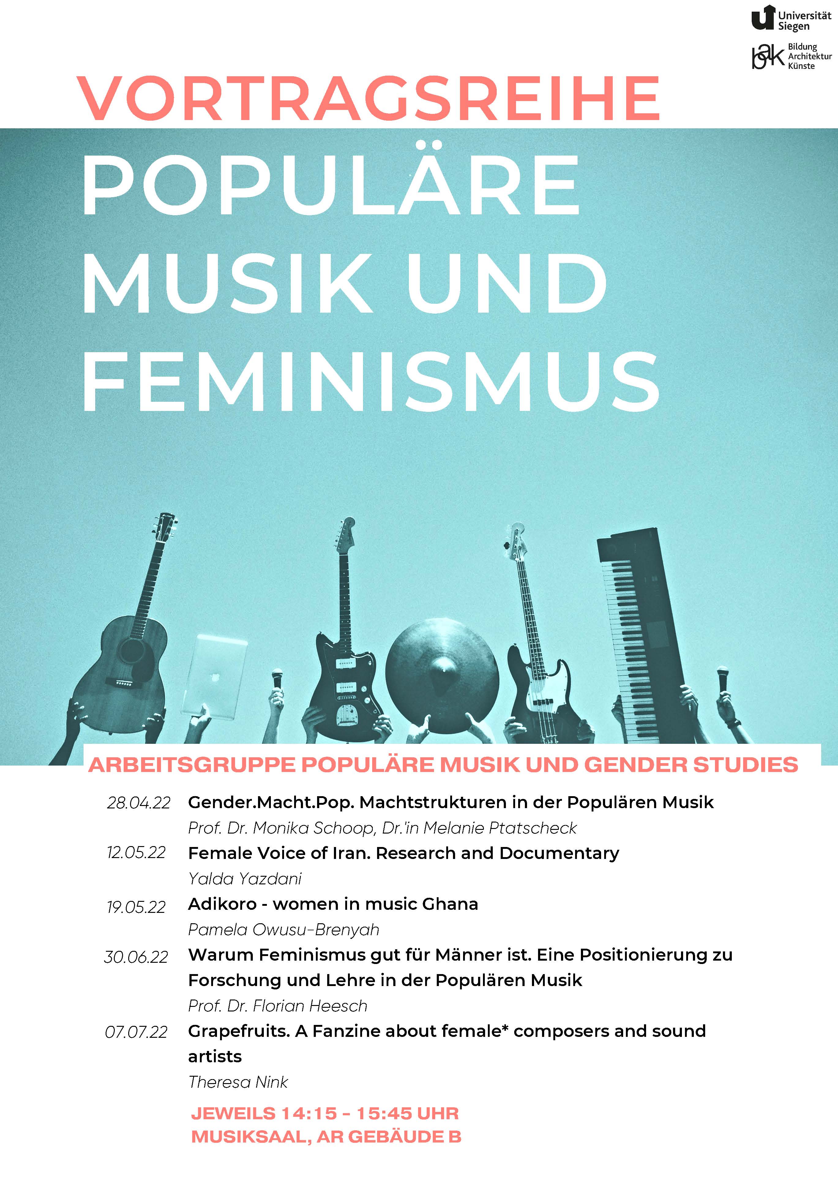 Vortragsreihe Populäre Musik und Feminismus